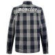[홍콩명품.MONCLER] 몽클레어 25SS 로고 Mercedes Benz 콜라보 체크패턴 울 남방 셔츠 (그레이), BM22098, KK, 레플리카의류,미러급사이트