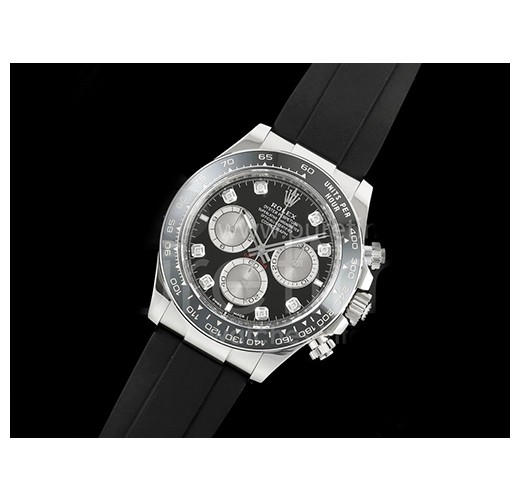[홍콩명품시계.ROLEX] 로렉스 롤렉스 데이토나 126519 크로노그래프 블랙/실버 다이아몬드 다이얼