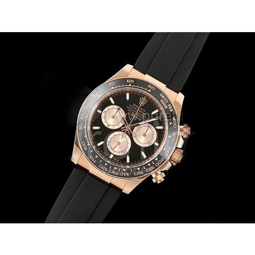 [홍콩명품시계.ROLEX] 로렉스 롤렉스 데이토나 126519 크로노그래프 블랙/로즈골드 스틱 다이얼
