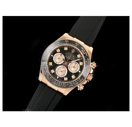 [홍콩명품시계.ROLEX] 로렉스 롤렉스 데이토나 126519 크로노그래프 블랙/로즈골드 다이아몬드 다이얼