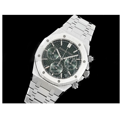 [홍콩명품시계.AUDEMARS PIGUET] 오데마피게 로얄오크 크로노 26240 41mm 그린 다이얼