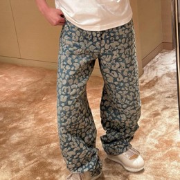 [홍콩명품.LOUIS VUITTON] 루이비통 25SS 로고 NIGO 콜라보 데님 팬츠 진 청바지, BM22124, JL, 레플리카의류,미러급사이트