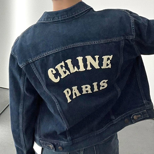 [홍콩명품.CELINE] 셀린느 25SS 로고 데님 자켓, BM22129, JL, 레플리카의류,미러급사이트