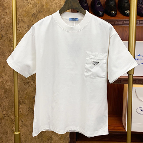 [홍콩명품,PRADA] 프라다 25SS 삼각로고 반팔 티셔츠 (2컬러), BM22218, S1F, 레플리카의류,미러급사이트