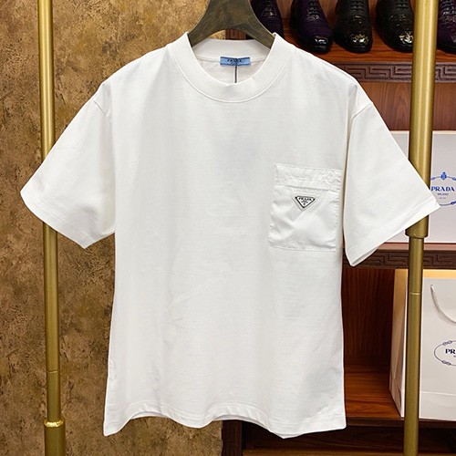 [홍콩명품,PRADA] 프라다 25SS 삼각로고 반팔 티셔츠 (2컬러), BM22218, S1F, 레플리카의류,미러급사이트