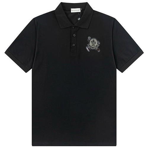[홍콩명품.MONCLER] 몽클레어 25SS 로고 카라 폴로 반팔 티셔츠 (2컬러), BM22228, S1F, 레플리카의류,미러급사이트