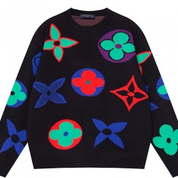 [홍콩명품.LOUIS VUITTON] 루이비통 25SS 로고 모노그램 니트 스웨터 (블랙), BM22254, S1F, 레플리카의류,미러급사이트