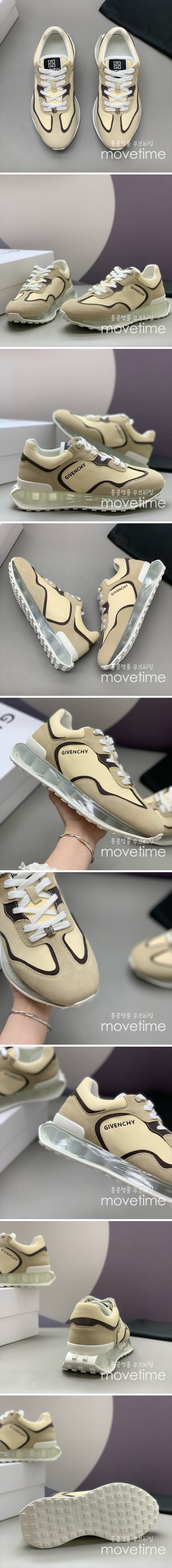 [홍콩명품.GIVENCHY] 지방시 25SS 로고 남여 레더 가죽 스니커즈 운동화 (베이지), SE5486, PMD, 명품스니커즈,운동화,구두,로퍼,하이탑,신발