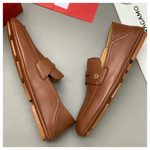 [홍콩명품.FERRAGAMO] 페레가모 25SS 로고 레더 가죽 구두 로퍼 (2컬러), SE5487, PMD, 명품스니커즈,운동화,구두,로퍼,하이탑,신발