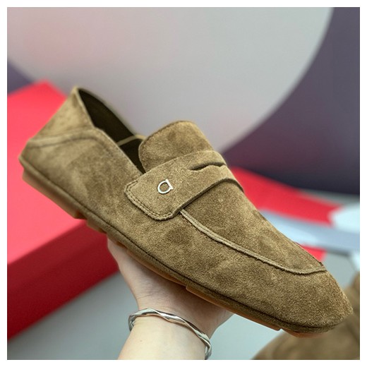 [홍콩명품.FERRAGAMO] 페레가모 25SS 로고 레더 가죽 구두 로퍼 (카라멜), SE5488, PMD, 명품스니커즈,운동화,구두,로퍼,하이탑,신발