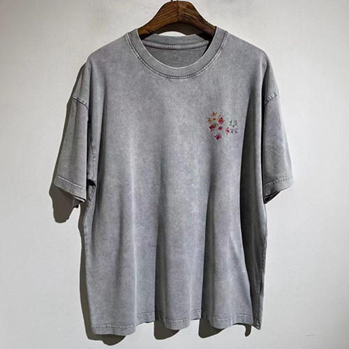 [홍콩명품.Chrome Hearts] 크롬하츠 25SS 로고 그래픽 워싱 반팔 티셔츠 (그레이), BM22280, X2, 레플리카의류,미러급사이트