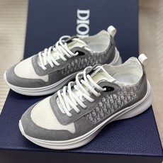 [홍콩명품,Christian Dior] 디올 25SS 로고 오블리크 레더 가죽 스니커즈 운동화 (그레이), SE5497, H3, 명품스니커즈,운동화,구두,로퍼,하이탑,신발