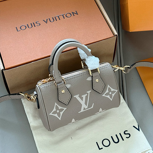 [홍콩명품.LOUIS VUITTON] 루이비통 25SS 로고 모노그램 스피디 나노 핸드백 (그레이), BGM5157, 홍콩명품가방,명품쇼핑몰,크로스백,핸드백,구매대행