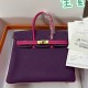 [홍콩명품.Hermes] 에르메스 25SS 로고 Birkin 25 토트백 핸드백 (퍼플-금장), BGM5215, 홍콩명품가방,명품쇼핑몰,크로스백,핸드백,구매대행