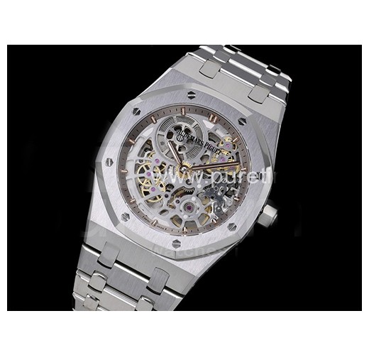 [홍콩명품시계.AUDEMARS PIGUET] 오데마피게 로얄오크 16204 스테인레스 스틸 스켈레톤 다이얼
