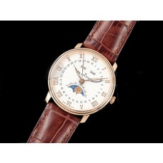 [홍콩명품시계. BLANCPAIN] 블랑팡 6654 로즈골드 데이데이트 문페이즈 화이트 다이얼