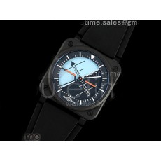 [홍콩명품시계. Bell&Ross] 벨앤로스 BR03 블랙 세라믹 허라이즌 다이얼