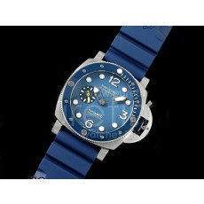 [홍콩명품시계.PANERAI] 파네라이 팸01676 Submersible QuarantaQuattro Mike Horn 블루 다이얼