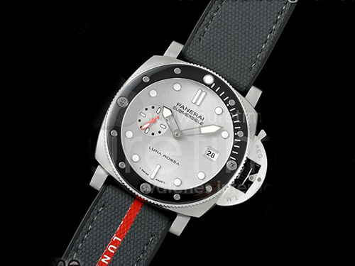 [홍콩명품시계.PANERAI] 파네라이 팸1681 Luna Rossa Submersible 그레이 다이얼