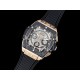 [홍콩명품시계.HUBLOT] 휴블럿 빅뱅 스프릿 로즈골드 티타늄 블랙 세라믹 베젤 스켈레톤 다이얼