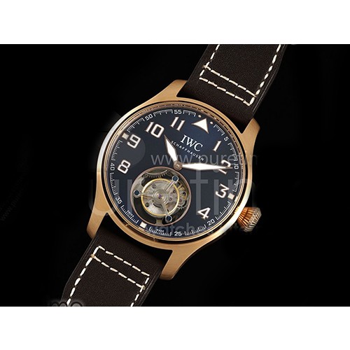 [홍콩명품시계.IWC] 아이더블유씨 빅파일럿 43mm 로즈골드 블루 다이얼