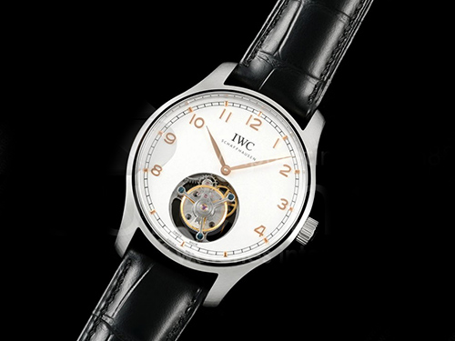 [홍콩명품시계.IWC] 아이더블유씨 포르투기스 투어빌론 화이트/로즈골드 다이얼