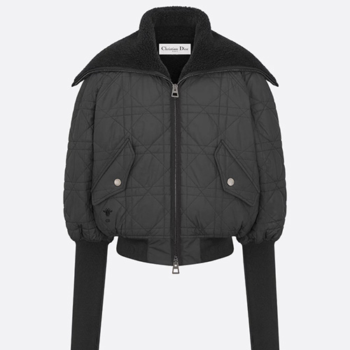 [홍콩명품,Christian Dior] 디올 25SS 로고 여성 퀄팅 솜패딩 자켓 (블랙), BM22519, MC, 레플리카의류,미러급사이트