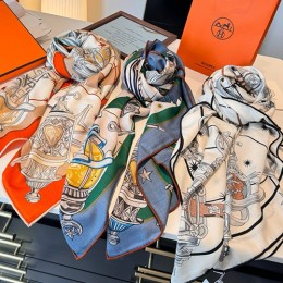 [홍콩명품.Hermes] 에르메스 25SS 로고 패턴 135-135 실크 캐시미어 스카프 머플러 (3컬러), ET3139, 홍콩명품의류,구매대행,온라인명품