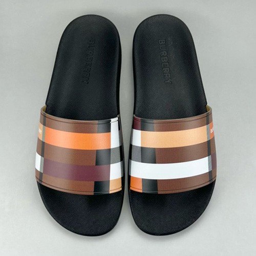 [홍콩명품.Burberry] 버버리 25SS 로고 레더 가죽 슬리퍼 (브라운), SE5668, S3, 명품스니커즈,운동화,구두,로퍼,하이탑,신발