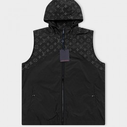 [홍콩명품.LOUIS VUITTON] 루이비통 25SS 로고 모노그램 후드 조끼 베스트 (2컬러), BM22737, G5, 레플리카의류,미러급사이트