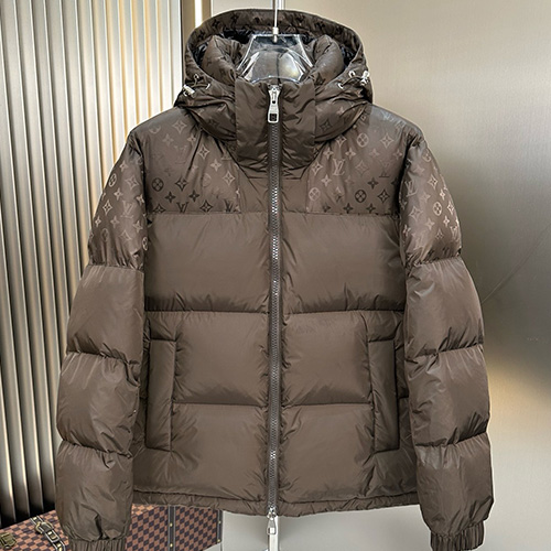 [홍콩명품.LOUIS VUITTON] 루이비통 25SS 로고 모노그램 후드 다운 패딩 자켓 (2컬러), BM22750, HH, 레플리카의류,미러급사이트