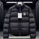 [홍콩명품.MONCLER] 몽클레어 25SS 로고 Christopher Raxxy 콜라보 다운 패딩 자켓 (블랙), BM22752, HH, 레플리카의류,미러급사이트