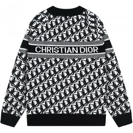 [홍콩명품,Christian Dior] 디올 25SS 로고 오블리크 니트 스웨터 (블랙), BM22767, S1F, 레플리카의류,미러급사이트