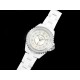 [홍콩명품.CHANEL] 샤넬 J13 33mm 다이아몬드 베젤 화이트 세라믹 White MOP dial 다이얼 쿼츠/밧데리 여자시계 여성용