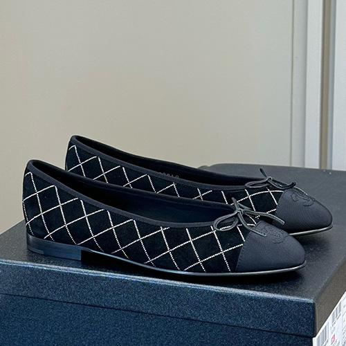 [홍콩명품.CHANEL] 샤넬 25SS 로고 여성 2톤 레더 가죽 단화 구두 (블랙), SE5726, GHS, 명품스니커즈,운동화,구두,로퍼,하이탑,신발