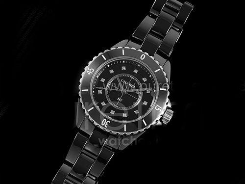 [홍콩명품.CHANEL] 샤넬 J13 33mm 블랙 세라믹 베젤 다이아몬드 마크 블랙 다이얼 쿼츠/밧데리시계