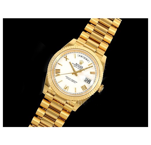 [홍콩명품시계.ROLEX] 로렉스 롤렉스 데이데이트 40mm 옐로우골드 화이트 다이얼
