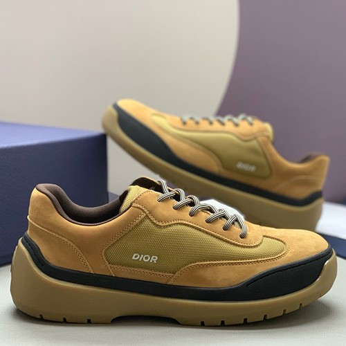 [홍콩명품,Christian Dior] 디올 25SS 로고 레더 가죽 스니커즈 운동화 (카라멜), SE5774, PMD, 명품스니커즈,운동화,구두,로퍼,하이탑,신발