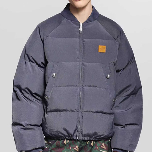 [홍콩명품.LOUIS VUITTON] 루이비통 25SS 로고 리버서블 솜패딩 봄버 자켓 (네이비-카모플라쥬), BM22958, KB, 레플리카의류,미러급사이트