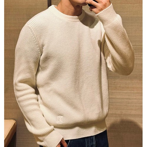 [홍콩명품.LOUIS VUITTON] 루이비통 25SS 로고 니트 스웨터 (아이보리), BM22980, KB, 레플리카의류,미러급사이트