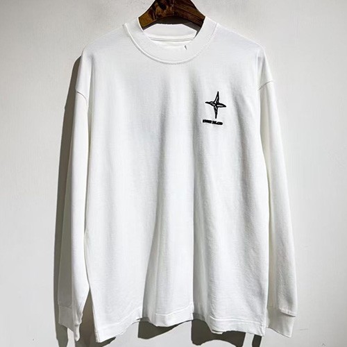 [홍콩명품.Stone Island] 스톤아일랜드 25SS 로고 자수 긴팔 티셔츠 (2컬러), BM23024, X2, 레플리카의류,미러급사이트