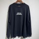 [홍콩명품.VETEMENTS] 베트멍 25SS 로고 자수 빈티지 긴팔 티셔츠 (2컬러), BM23026, X2, 레플리카의류,미러급사이트