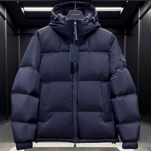 [홍콩명품.LOUIS VUITTON] 루이비통 25SS 로고 모노그램 구스다운 후드 패딩 자켓 (2컬러), BM23106, KSM, 레플리카의류,미러급사이트