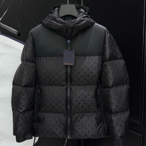 [홍콩명품.LOUIS VUITTON] 루이비통 25SS 로고 모노그램 구스다운 후드 패딩 자켓 (2컬러), BM23108, KSM, 레플리카의류,미러급사이트