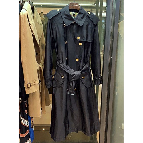 [홍콩명품.Burberry] 버버리 25SS 로고 여성 트렌치 코트 자켓 (블랙), BM23115, KSM, 레플리카의류,미러급사이트
