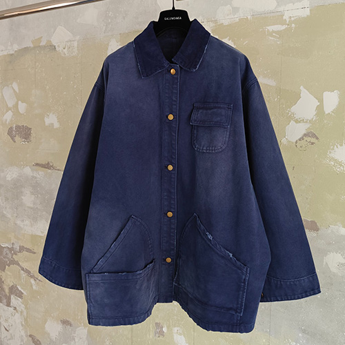 [홍콩명품,PRADA] 프라다 25SS 로고 데님 카라 자켓, BM23130, JL, 레플리카의류,미러급사이트