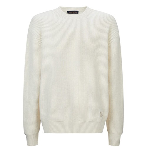 [홍콩명품.LOUIS VUITTON] 루이비통 25SS 로고 니트 스웨터 1AIK01 (아이보리), BM23156, JL, 레플리카의류,미러급사이트