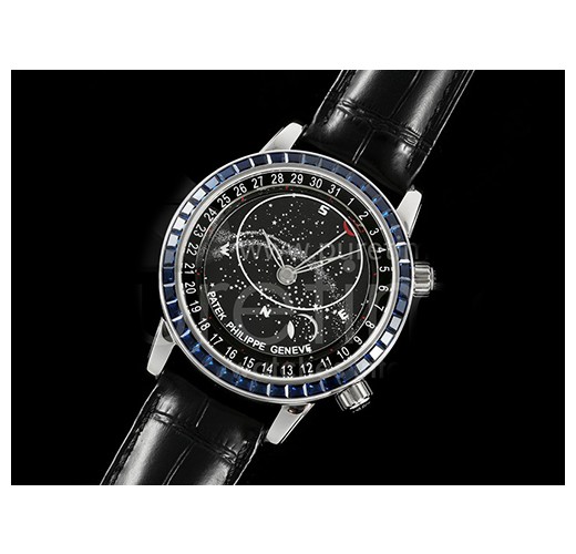 [홍콩명품시계.PATEK PHILIPPE] 파텍필립 그랜드 컴플리케이션즈 블루 다이아몬드 베젤 블랙 다이얼