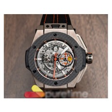 [홍콩명품시계.HUBLOT] 휴블럿 위블로 빅뱅 페라리 티타늄 카본 파이버 베젤 스켈레톤 다이얼