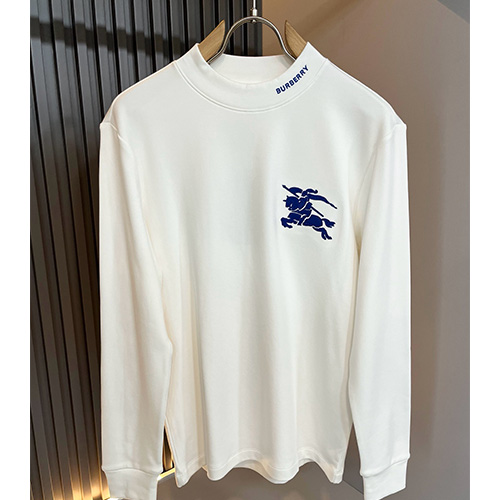 [홍콩명품.Burberry] 버버리 25SS 로고 레더 긴팔 티셔츠 (2컬러), BM23178, KSM, 레플리카의류,미러급사이트